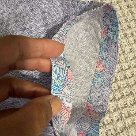 NWOT TaylorByrd Men's Blue Short Sleeve Shirt Size  L - Picture 7 of 11